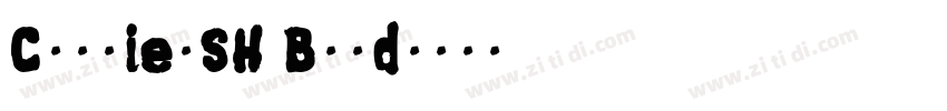 CourierSH Bold字体转换